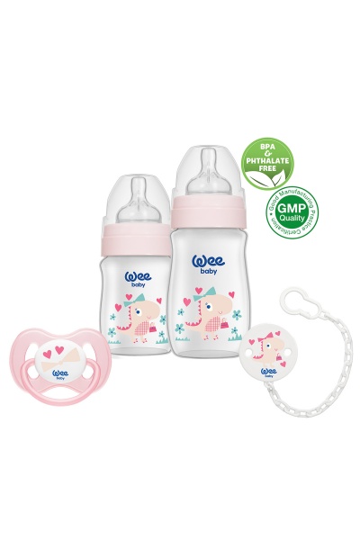 Детский набор Wee Baby для ухода розовый