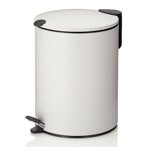 Ведро с педалью Kela Mats 5 л белое 23701