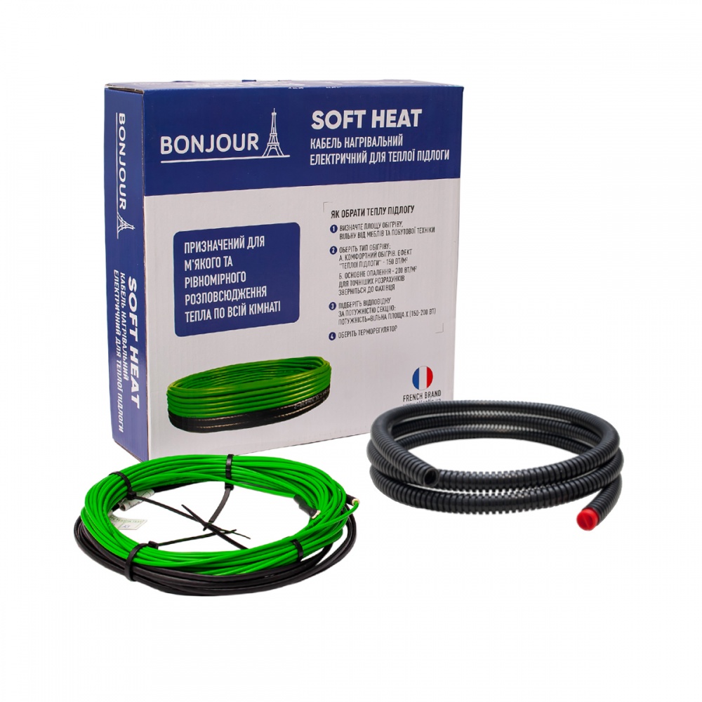 Нагрівальний кабель Bonjour Soft Heat EcoTWIN-1040-86 W/m