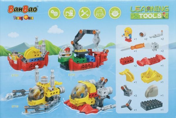 Конструктор BanBao Великі блоки Човен