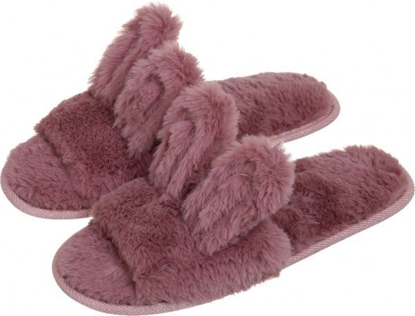 Капці домашні La Nuit Вушка р. 40 пудровий 