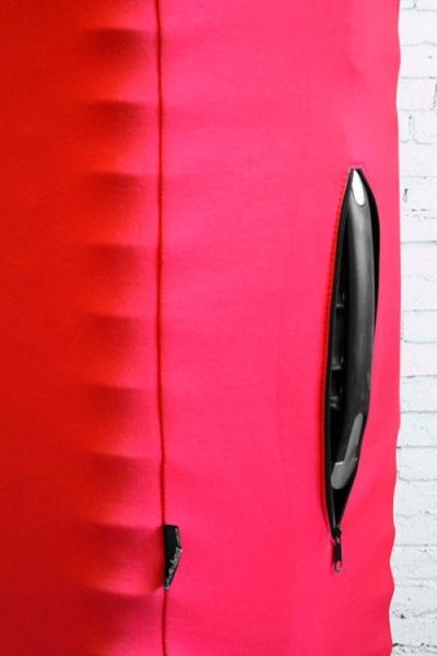 Чехол для чемодана Coverbag дайвинг S красный 