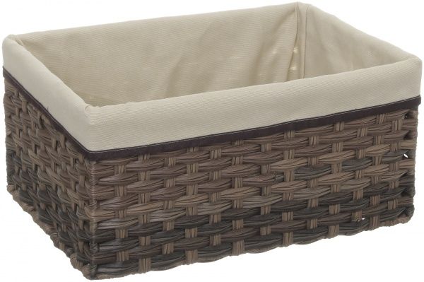 Кошик плетений з текстилем Tony Bridge Basket 40x27x19 см JC16-2AB-3 