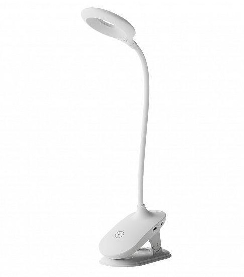 Настільна лампа акумуляторна Eurolamp 3 Вт без цоколя білий LED-TLB-3W(white)USB