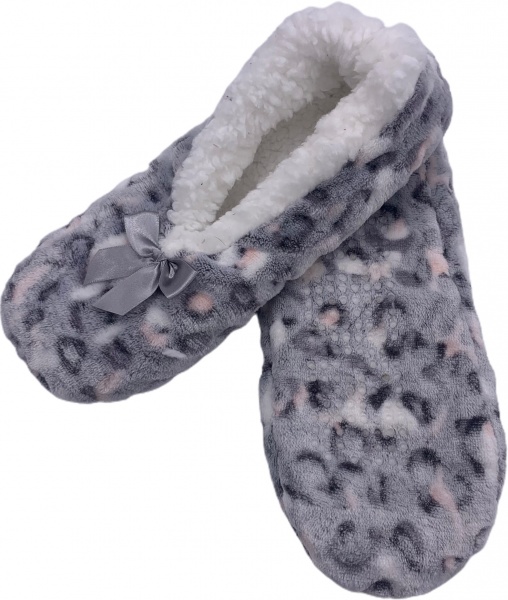 Капці домашні La Nuit Лео р. 36/37 сірий 
