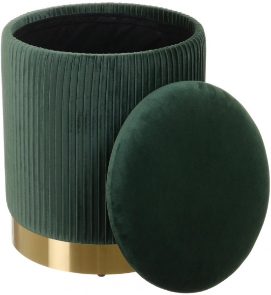 Сундук-пуф для хранения Francis зеленый 31,5х31,5х38 см 