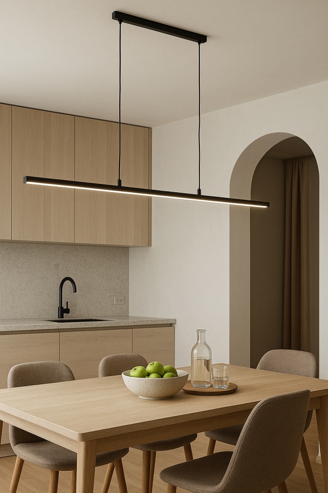 Світильник підвісний LIGHT SET LILEYA LS120 30 Вт чорний