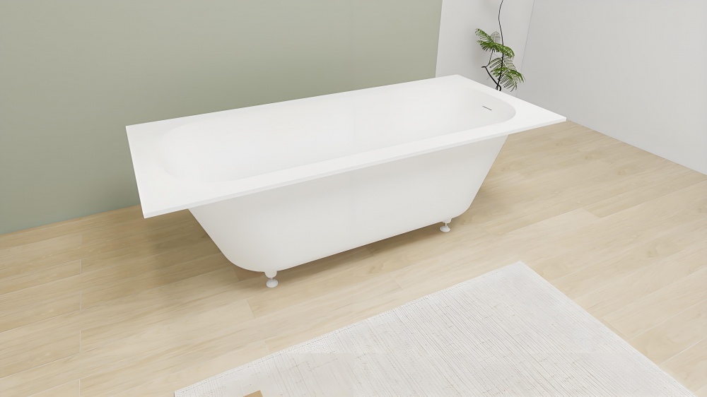 Ванна ScandiSPA 170х75 см EDDA из акрилового камня Corian