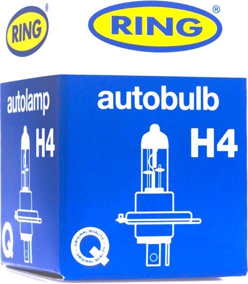 Лампа галогенна RinG (R472) H4 P43t 12 В 55 Вт 1 шт 2700
