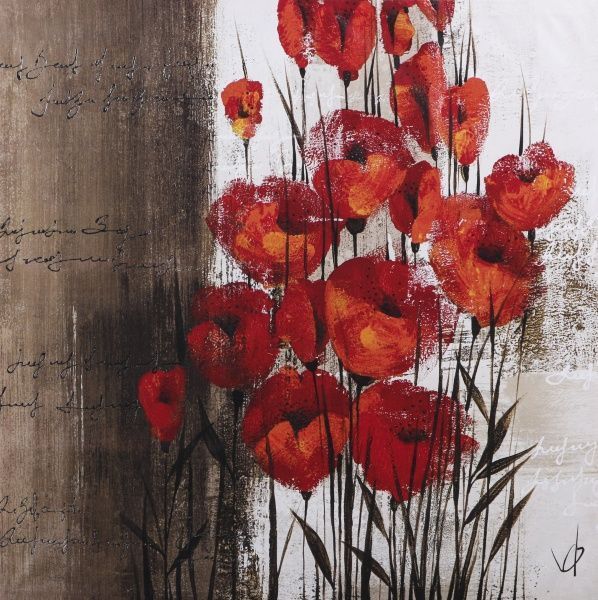 Репродукція Flowers 5 80-35 80x80 см 