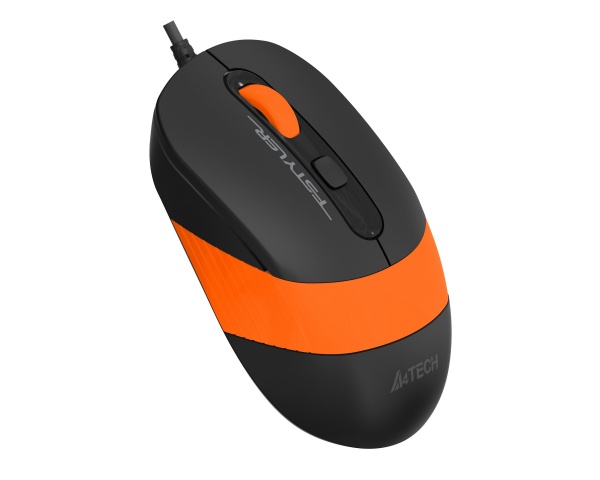 Мышка A4Tech бесшумная Fstyler FM10S (Orange) 