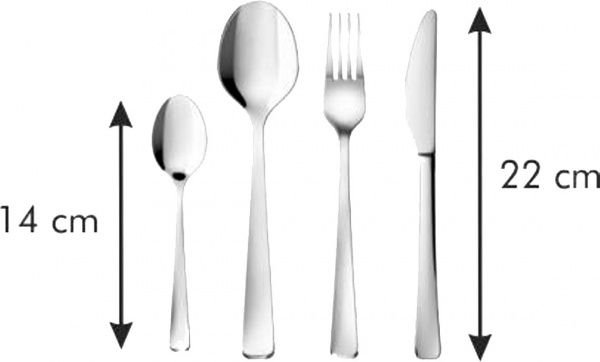 Набор столовых приборов Clara 24 шт (391540) Tescoma