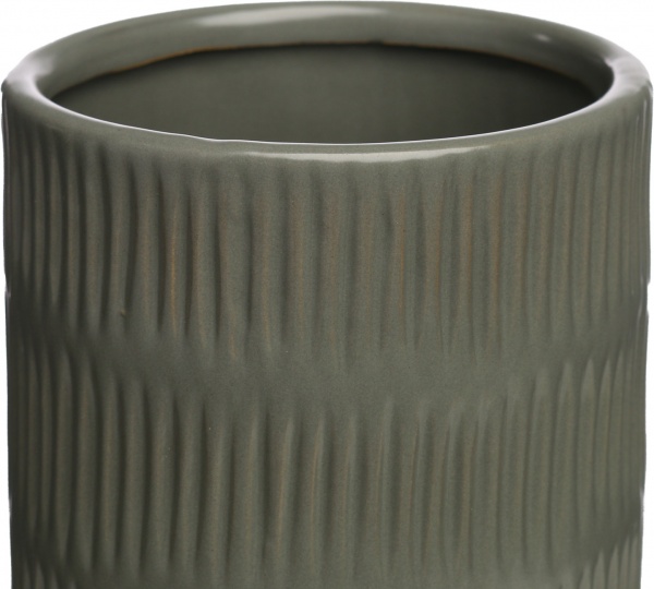 Ваза керамическая серый Guoxin d12хh28