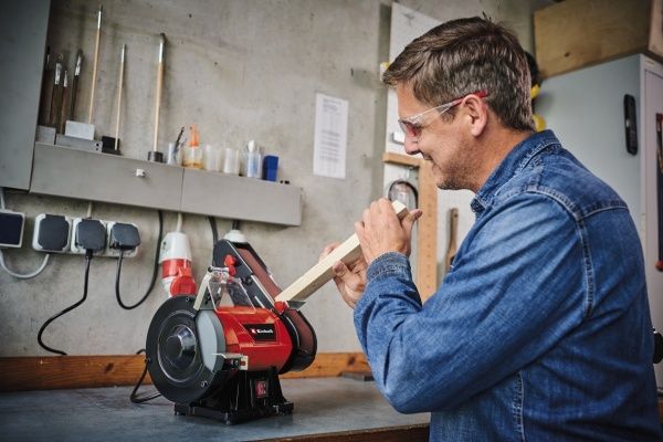 Шлифовальный комбинированный станок шлифовально-полировальный Einhell TC-US 350 4466154