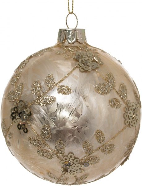 Куля скляна d80 JF154700 золотистий