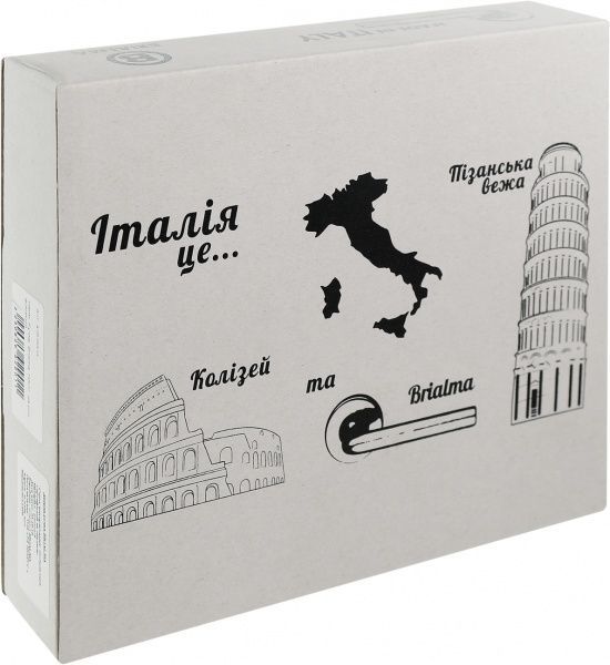 Ручка на розетке Brialma Haiti F1 алюминий