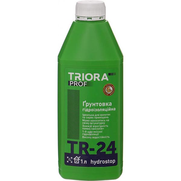 Ґрунтовка водовідштовхувальна Triora TR-24 hуdrostop 1 л