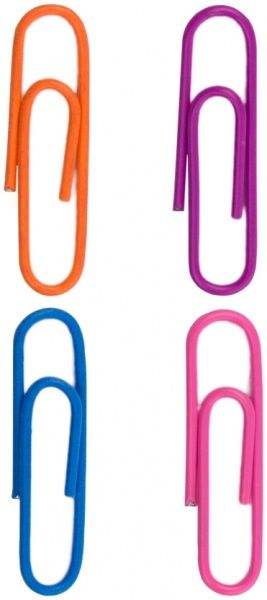 Скрепки E41003 28 мм 100 шт цветные Economix