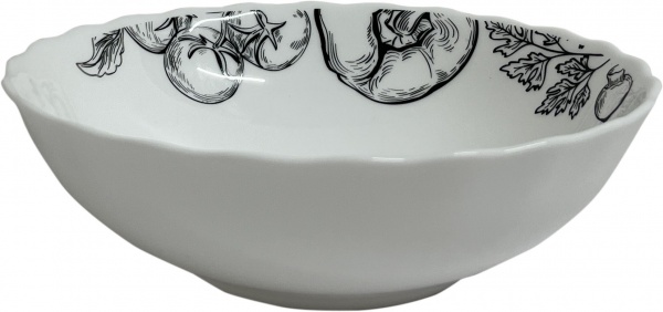 Салатник V-155Bs овочевий етюд Wave 155 мм Vittora