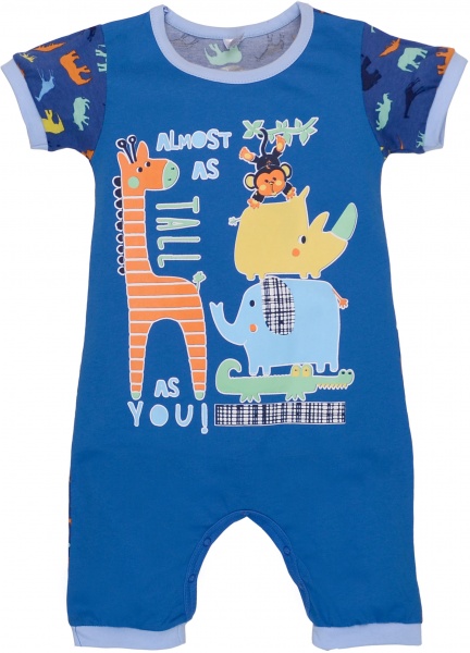 Полукомбинезон для мальчика Татошка р.92 голубой 1601371афс 