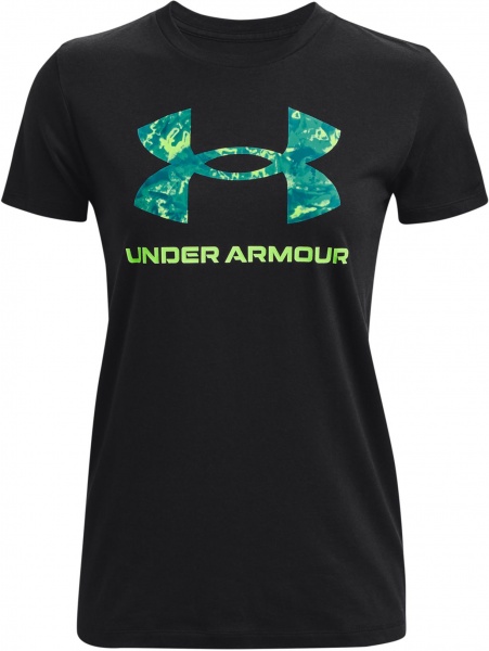 Футболка Under Armour SPORTSTYLE LOGO SS 1356305-005 р.XS чорний