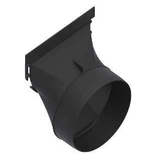 Заглушка Vodaland с выпуском 110 для лотка Easy 3 DN100 H100 пластиковая