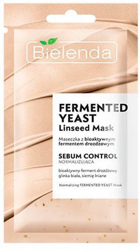 Маска для обличчя Bielenda Fermented Yeast Linseed Mask 8 г 1 шт.