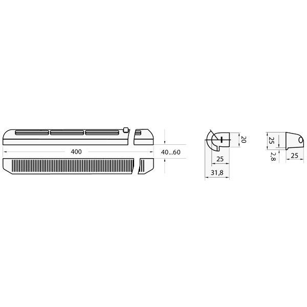 Проветриватель оконный Вентс ПО 400