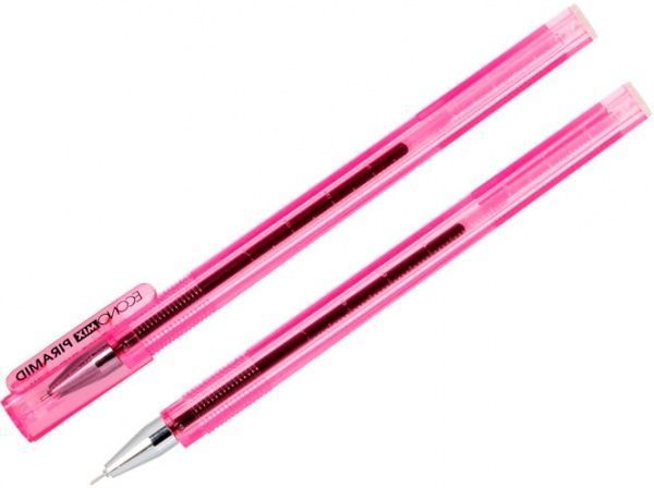 Ручка гелевая Economix PIRAMID 0,5 мм красная 