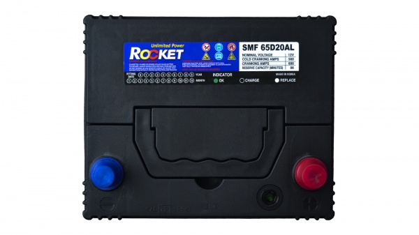 Аккумулятор автомобильный Rocket 4352 54Ah 560A 12V 65D20AL «+» справа (65D20AL)