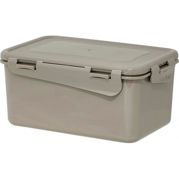 Контейнер пластиковий Алеана 169033 «Вінтаж» 2,5 л какао 110x165x230 мм