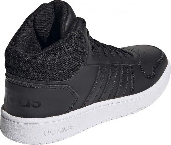 Кроссовки Adidas HOOPS 2.0 MID FY6022 р.UK 4,5 бело-черный