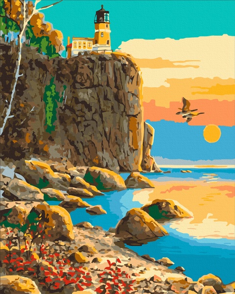 Картина за номерами Маяк Спліт - Рок 10570-АС 40х50 см ArtCraft 