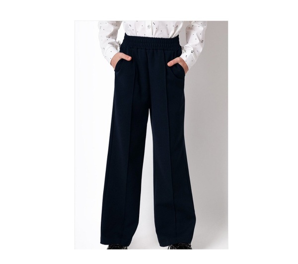 Штаны для девочек Mevis 4271 р.134 синий 