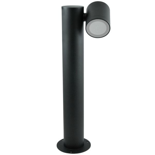 Столбик Polux Pino 44 см GU10 IP44 черный 