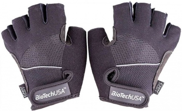 Перчатки атлетические BioTech Gloves Berlin р. S темно-серый 