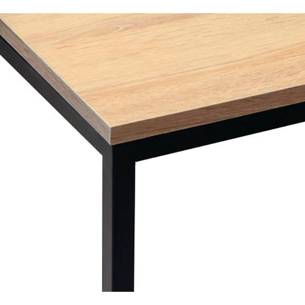 Табурет Лугалпроф дуб сонома / черный 