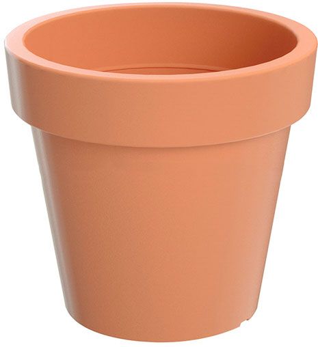 Горшок пластиковый Prosperplast Lofly круглый 6,7л терракот (70712-624) 