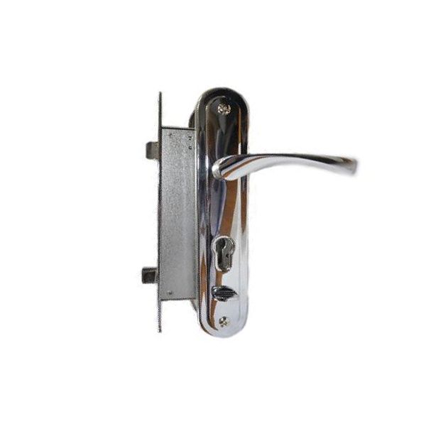 Ручка на планке с механизмом Bruno BR-80 правая хром