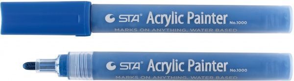 Маркер акриловий STA 1000 2-3 мм STA1000-B028 синій 