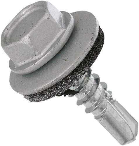 Саморез кровельный по металлу 4,8x19 мм вес белый RAL 9003 RAL 9003M Expert Fix