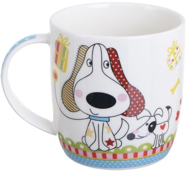 Чашка Friend Dog 370 мл фарфор Fiora