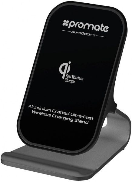Беспроводное зарядное устройство Promate AuraDock-5 10 Вт Grey