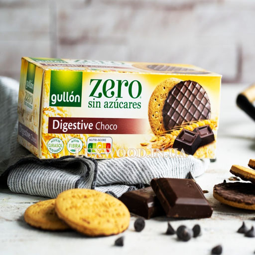 Печиво Gullon без цукру ZERO Digestive Chocо 270 г 