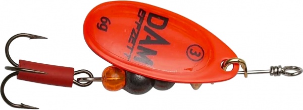 Блесна-вертушка DAM Effzett Fluo 10 г red