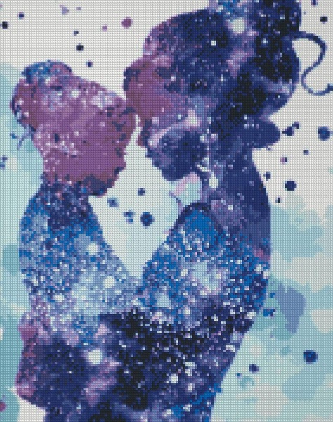 Алмазна мозаїка Ідейка Флюїди щастя 40х50 см Ідейка 