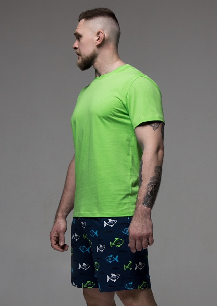 Пижама мужская Roksana 1211/16341 р. 44 зеленый