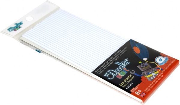 Набір стержнів для 3D-ручки 3Doodler Start білий 3DS-ECO01-WHITE-24