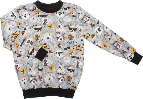 Свитшот Моя планета р.110 серый 