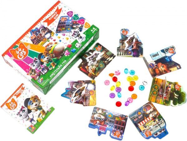 Игра настольная Vladi Toys Алмаз-Бум 44 Кота VT8055-15